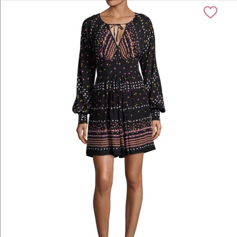 Free People Black Cutout Dress